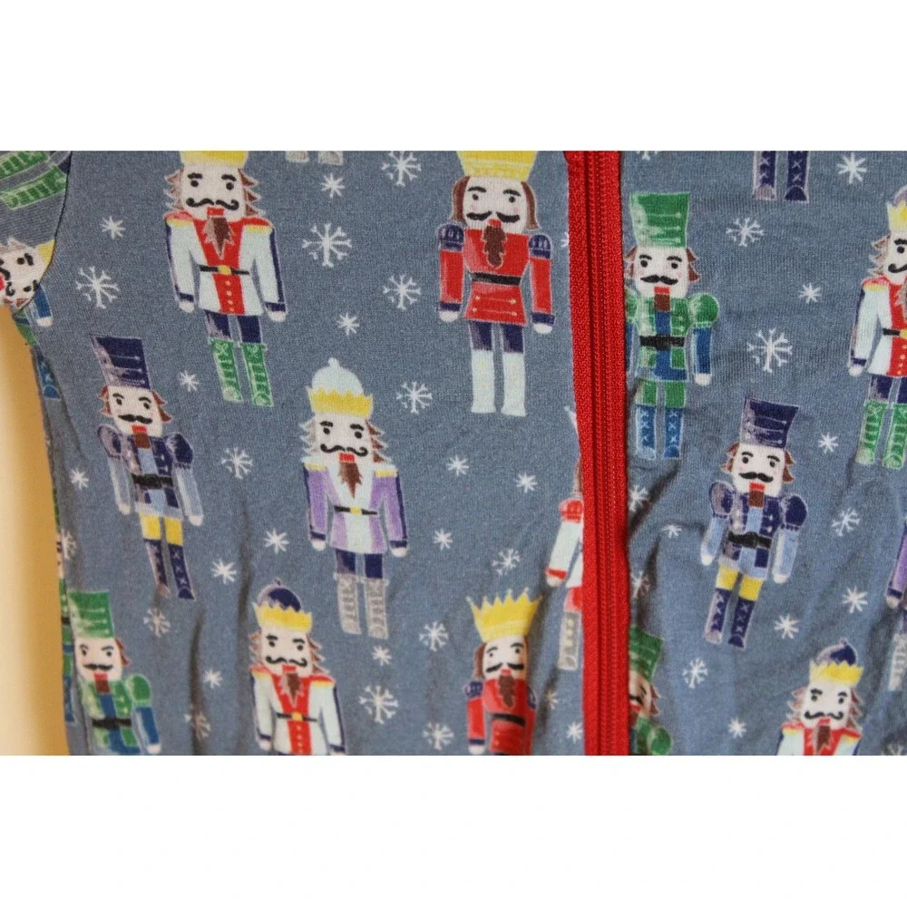 Macaron Me Nutcracker Print Pajamas‎ Sleepsuit Baby 12-18 Months Bamboo